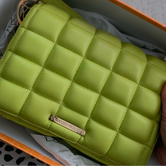 Naked Wolfe green leather handbag - Picture 3 of 9